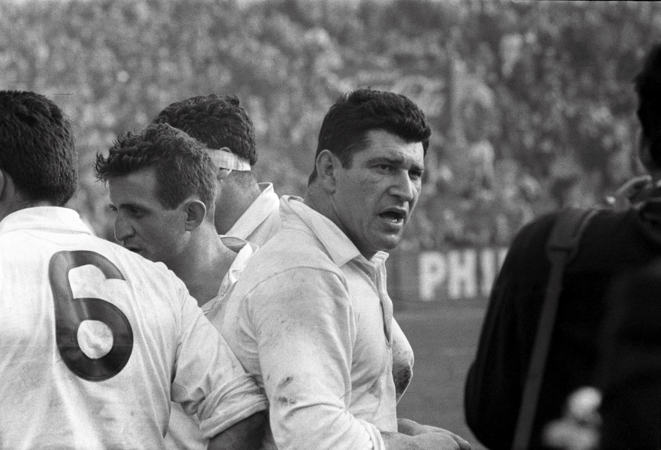 Amédée Domenech, avec le maillot du XV de France